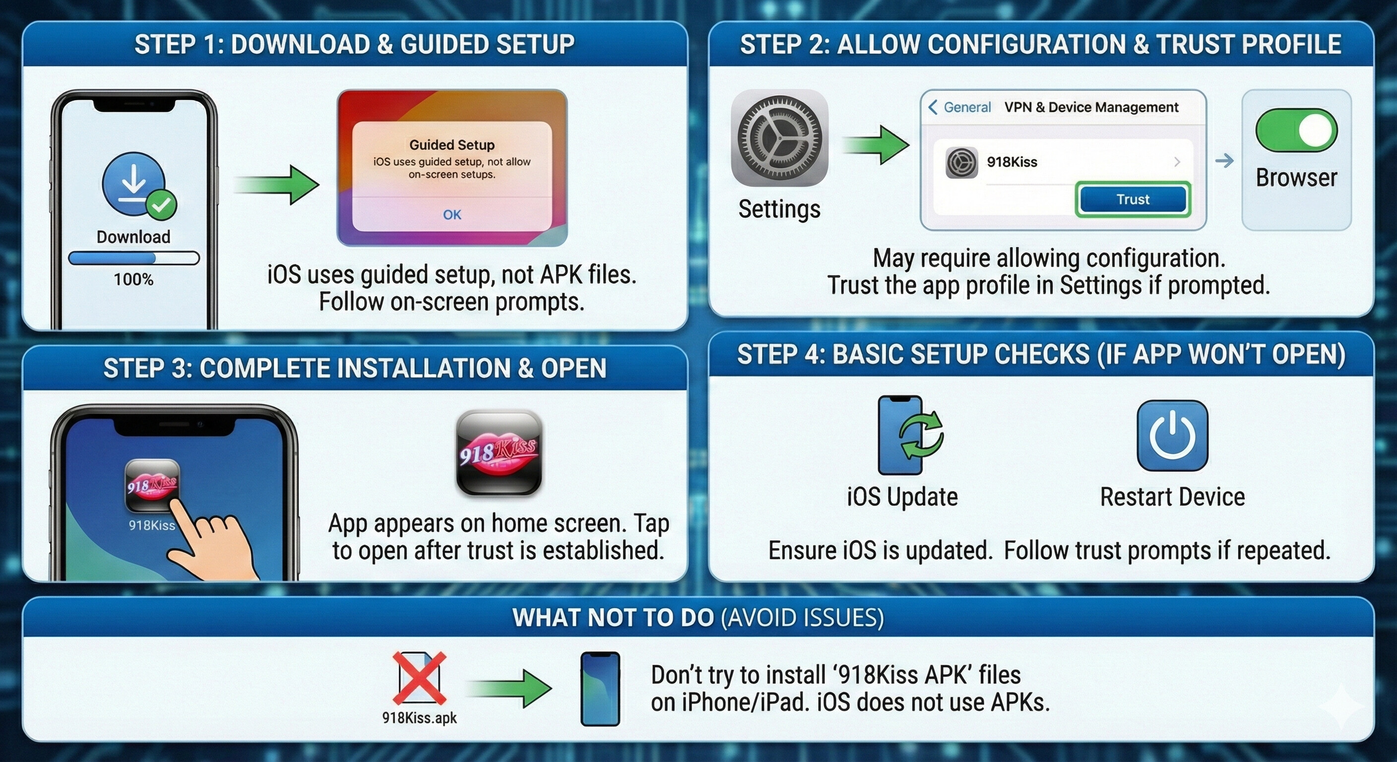 how to install 918kiss ios iphone and ipad